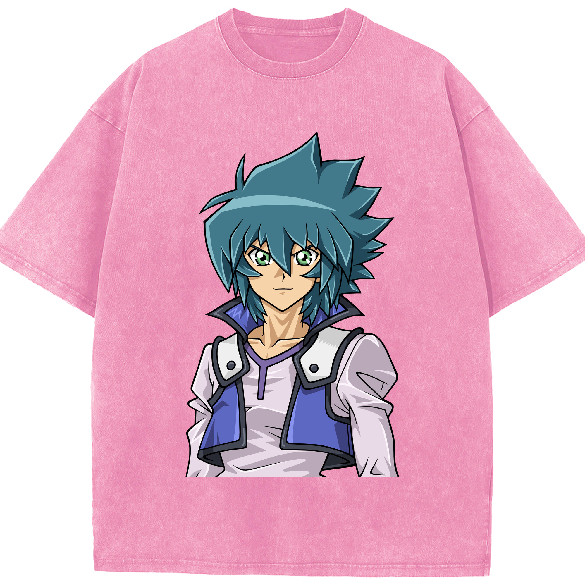 （画像用） 遊☆戯☆王 Yu-Gi-Oh! 綿100% ヴィンテージ風 半袖Tシャツ（フロントプリント）
